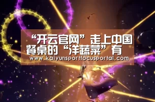 “开云官网”走上中国餐桌的“洋蔬菜”有哪些?(图1) “开云官网”走上中国餐桌的“洋蔬菜”有哪些?(图1)